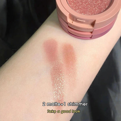 Tri-Color Eye Shadow, Matte Create Multi-Layered Eye Makeup