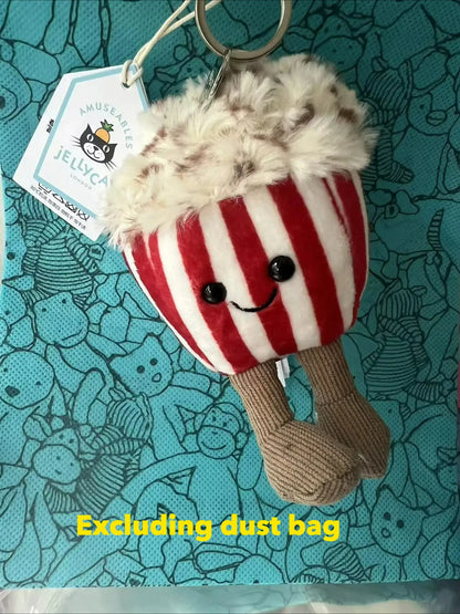 JC Hot Bag Cute Plush Toy label cute girl bag charm plush toy keychain Kawaii plush toy perfect as a birthday  Limited New Gift