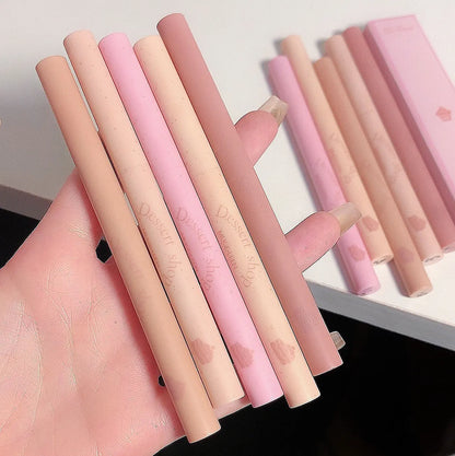 MUGE LEEN Dessert Lip Liner automatically swivel waterproof, long-laswet n wild Perfect Pout Gel Lip Liner | Comes Naturally