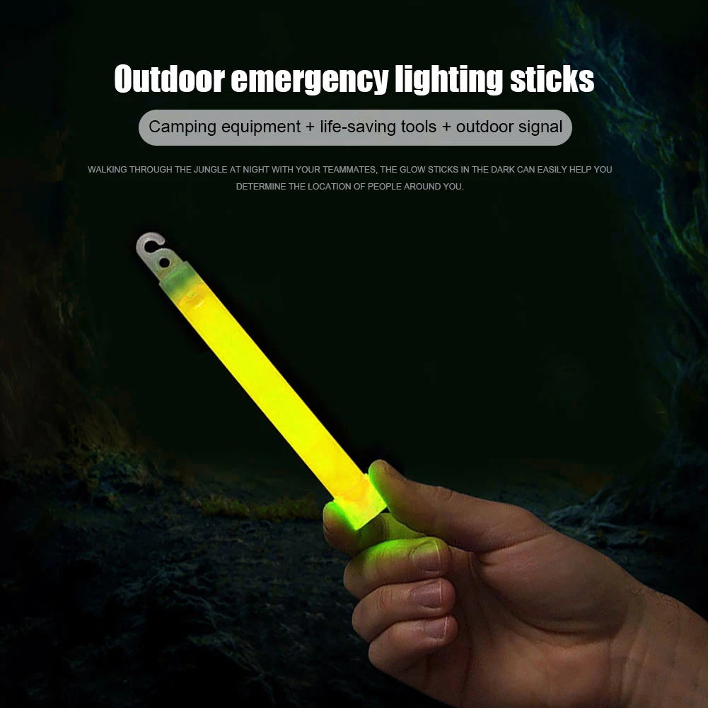 1-20pcs Industrial Grade Glow Sticks Light Stick Camping Emergency Light Sticks Party Clubs Supplies- Green Chemical fluorescent