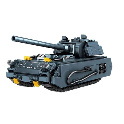 Military Army Soldiers World War Tank Armored Vehicle Model Assemble Building Blocks Bricks DIY Toys Gift