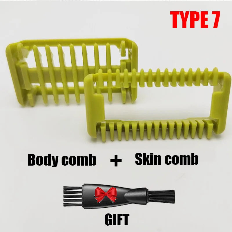 KVIFO Guide Comb Guards for  One Blade QP2520 QP2530 QP2620 QP2630 QP6510 QP6520 Face Hair Clippers Beard Trimmer Shaver