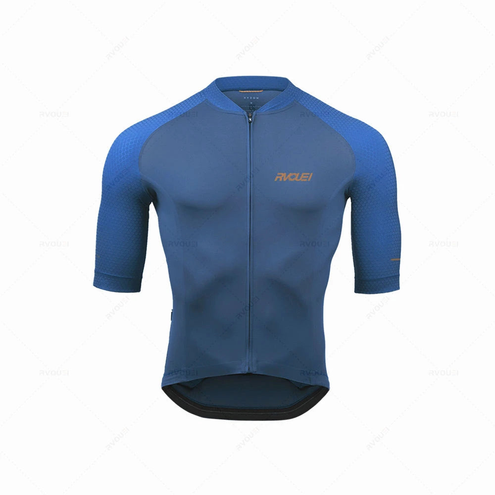 2027 Rvouei Pro Team Bicycle Clothing Men New Road Bike Wear Racing Clothes Breathable Cycling Jersey Set Ropa Ciclismo Maillot