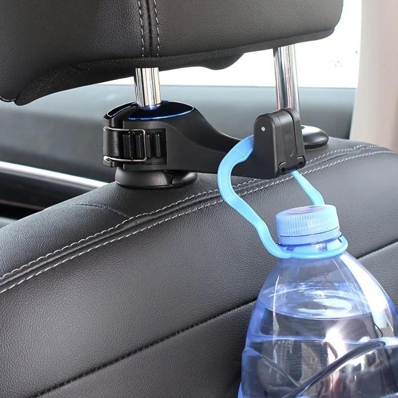 Multifunction Rear Headrest Hook Car Phone Holder Adjustable Automobile Headrest Phone Clip for GPS Navigation