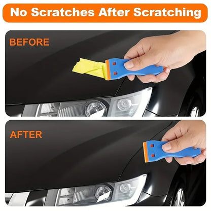 1 Set Car Sticker Removal Multipurpose Plastic Tool Auto Film Glass Home Cleaner