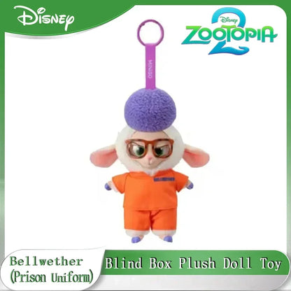 2026 Disney Zootopia Series Blind Box Judy Nick Vinyl Plush'''' Cartoon Character Pendant Trendy Toys Box Christmas Gift