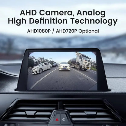 Golden Fisheye Lens Car Rear View Camera 170° Full HD Night Vision Reverse AHD Waterproof Metal Body Vehicle Parking Camera