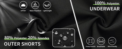 WOSAWE Bicycle Shorts Spring Summer Motocross Racing Shorts Downhill Mountain Bike short Pants Non-removable Cycling Underwear