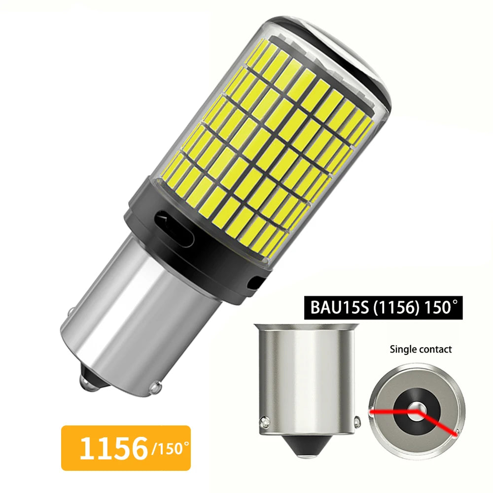 Oprah 2X High Power Car LED Light 1156 PY21W 1157 BAY15D P21/5W 150*4014 SMD Canbus Front/Rear Turn Signal Lamp 7440 7443 W21/5W