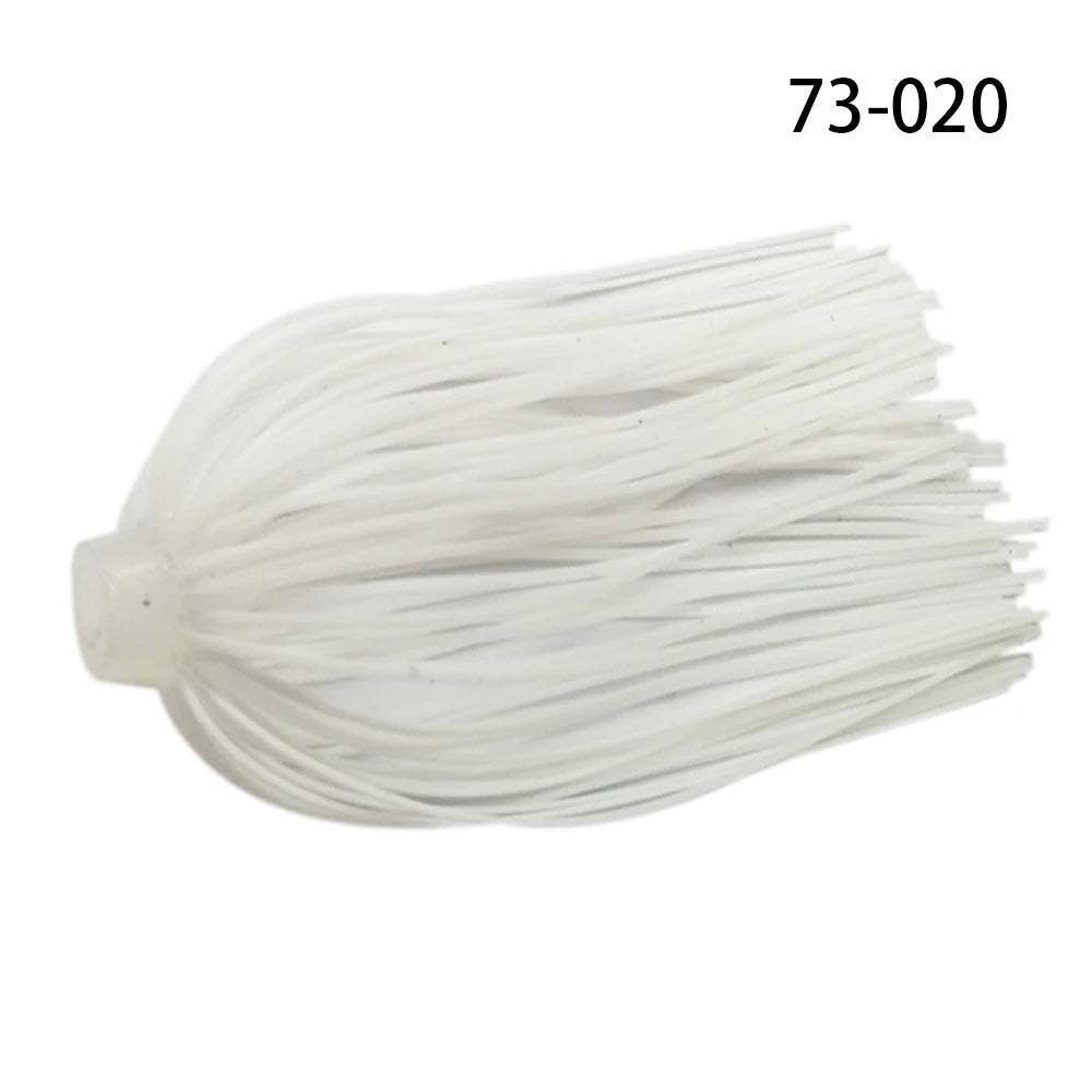 5 pcs/lot 88 Strands 64mm Silicone Skirts Elastic hole Umbrella skirts Fishing Accessories Buzzbaits Spinner Buzz Bait