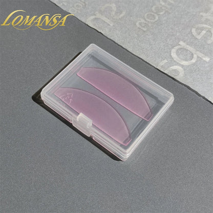 Lomansa Korea 1 Pair Reusable Silicone Eyelash Perm Lashes Rod Shield Lash Softening Pads Eyelash Curler Makeup Lash Lift Tools