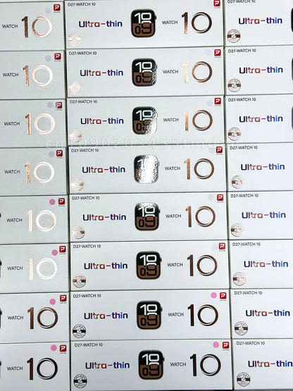 New Watch10 Series GPS Smart Watch Men Always On Display Heart Rate Body Temperature BT Call Women Waterproof Series Smartwatchs