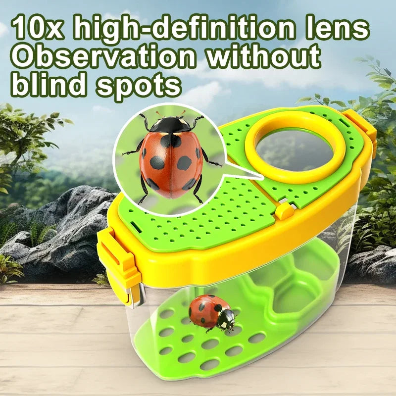 Novel Insect Observation Box Outdoor Collection Telescope Tadpole Butterfly Silkworm Biological Experiment Capture Tool