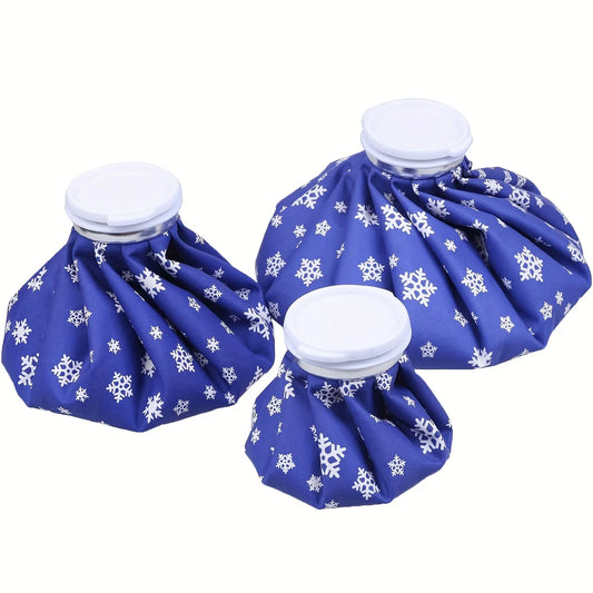 Cooler Bags Reusable Ice Bag Set for Pain Relief 6" 9" 11" Size Cotton Material Heat Pack for Knee, Head, Leg - Versatile Cold