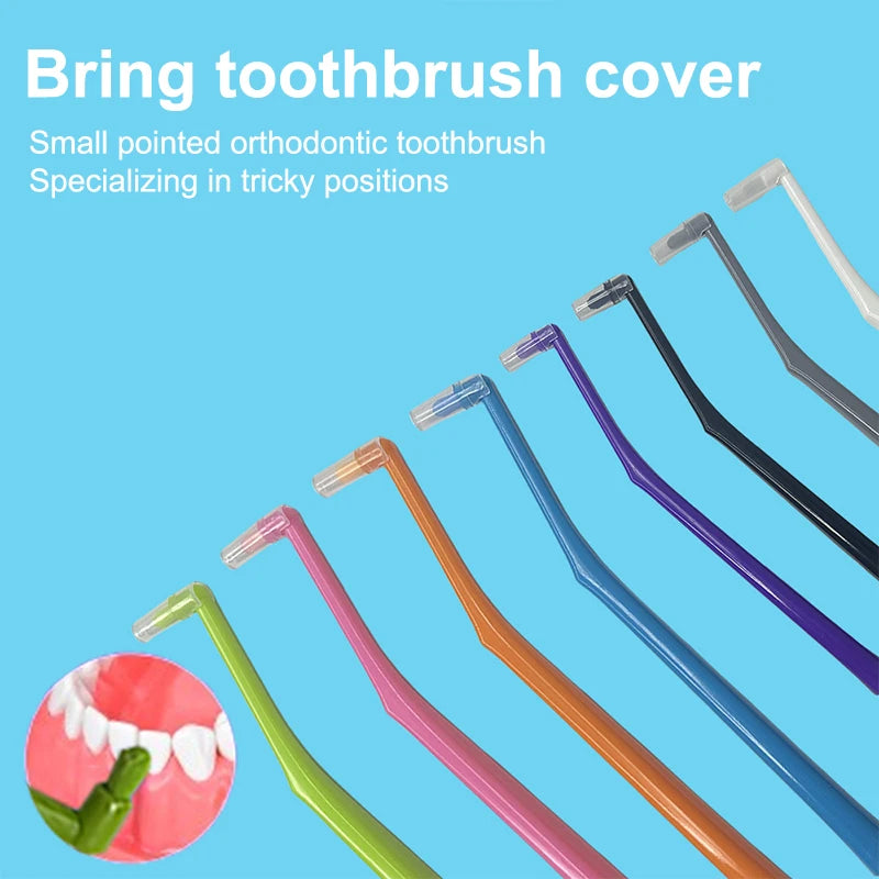 1/3/5 Pcs Interdental Brush Single-Beam Soft Teeth Cleaning Toothbrush Oral Care Tool Small Head Soft Hair Implant Adult