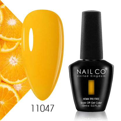 NAILCO 15ml HEMA FREE TPO FREE Top Base Coat Nail Gel Polish Supplies Vernis Semi Permanent Nail Art Manicure Gel Ongle UV Nails