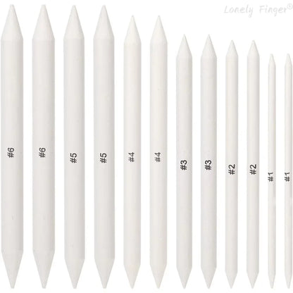 3/6/12/48Pcs Blending Stump and Tortillions, Paper Art Blenders, Art Pencils, Drawing Pencils for Student Sketch Drawing Tools