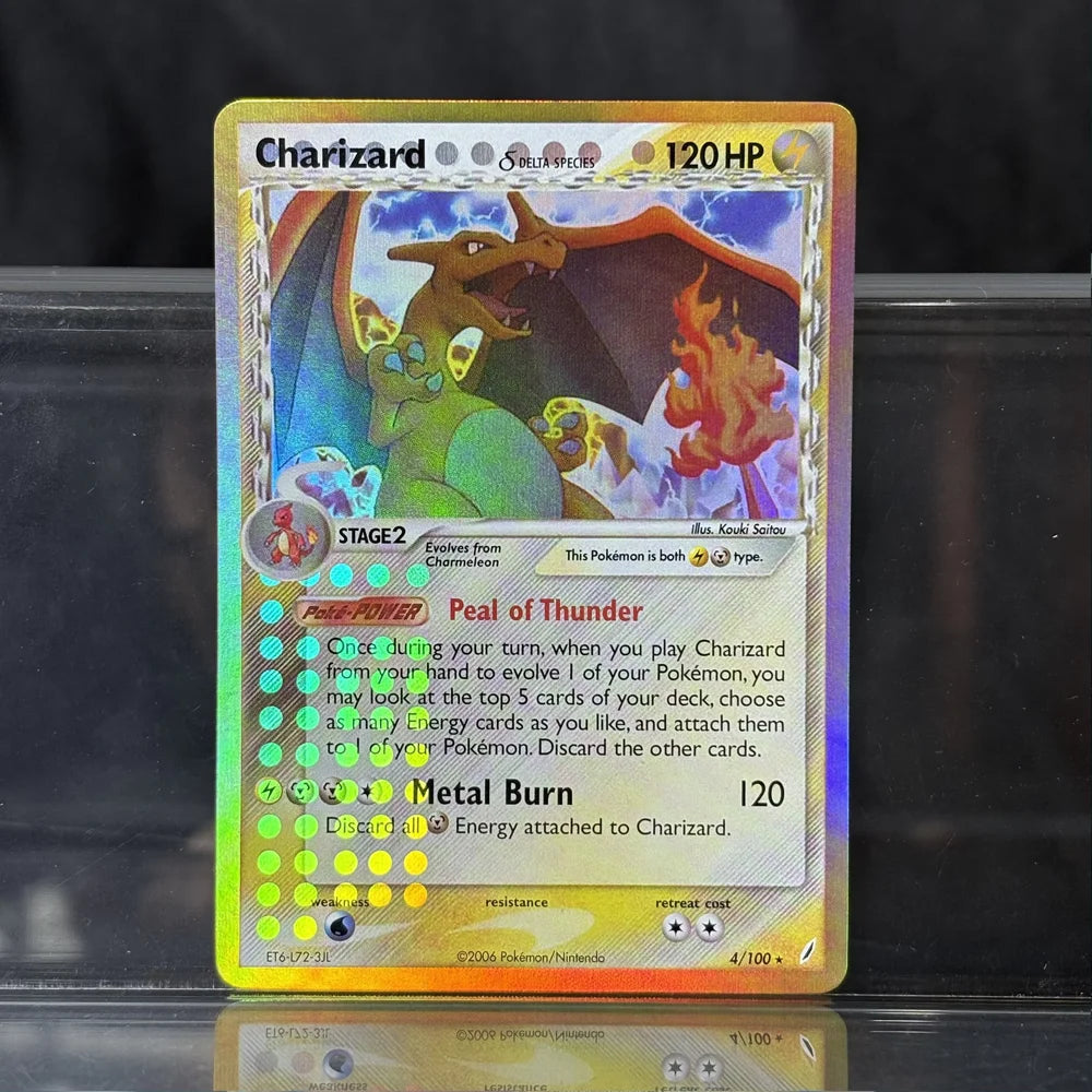 PKM Proxy Card Holographic Sword & Shield Promos and Scarlet & Violet Charizard Hobbies Rare Collection Battle Cards Toys Gifts