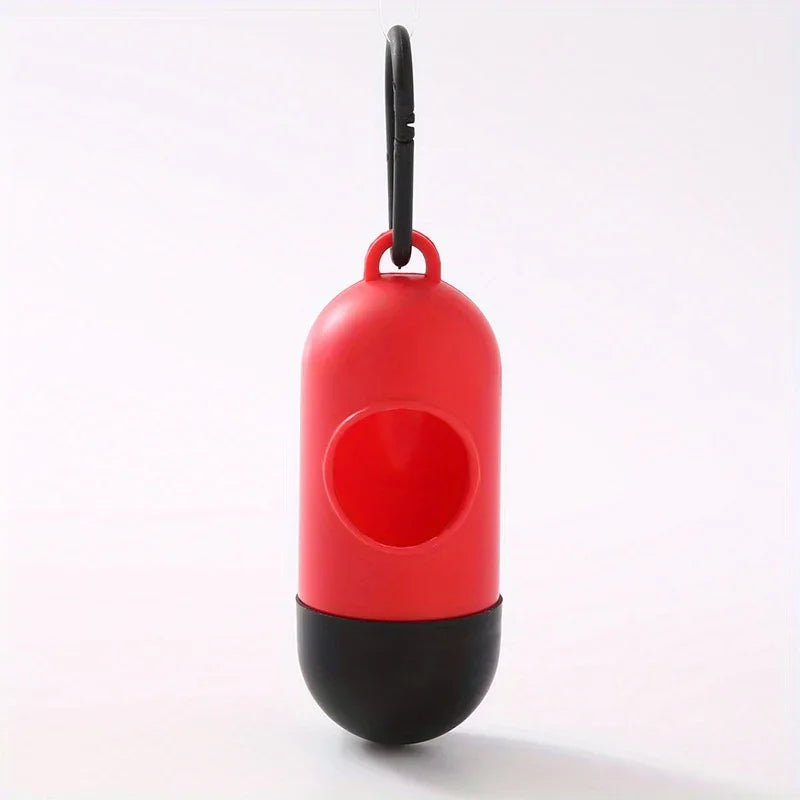 Pill Shaped Poop Bags Dispenser Garbage Holder Dispenser Pet Supplies For Dogs Collars And Leashes