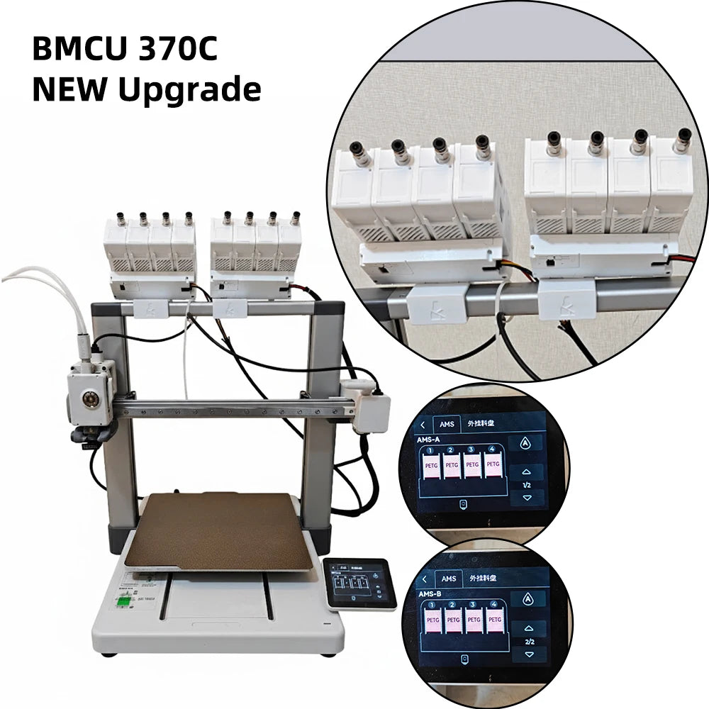 Toaiot Bmcu 370C AMS lite BMCU370C Auto Refill Hall Sensor Bidirectional Buffering for A1 A1 MINI P1 Series 3D printer AMS MMU