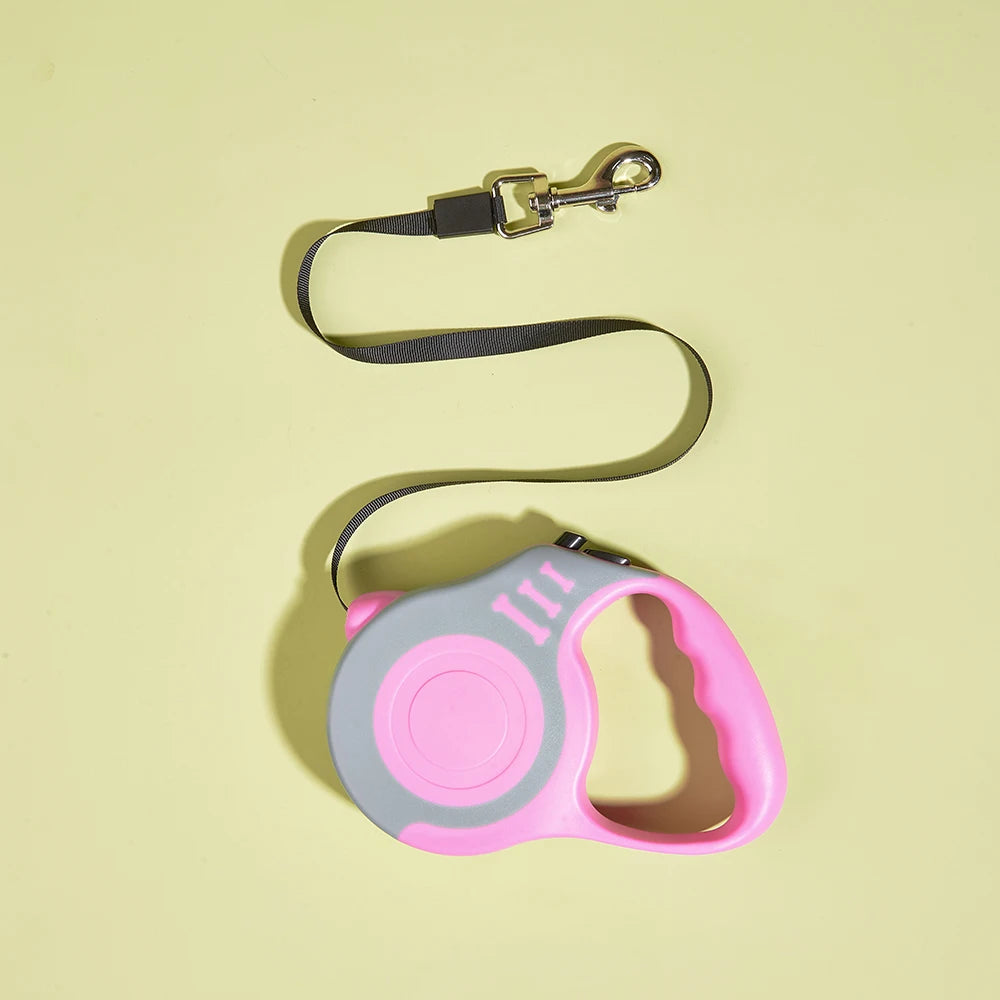3m 5m Dog Leash For Small Medium Large Dogs Cats Automatic Retractable Strong Nylon Puppy Lead Schnauzer Pet Supplies