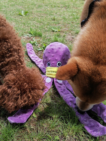 Valentine'S Day Dog Enrichment Toys，Octopus Dog Toys，Dog Snuffle Toy，Helps pets eat slowly, Dog Puzzle Game Interactive Toy