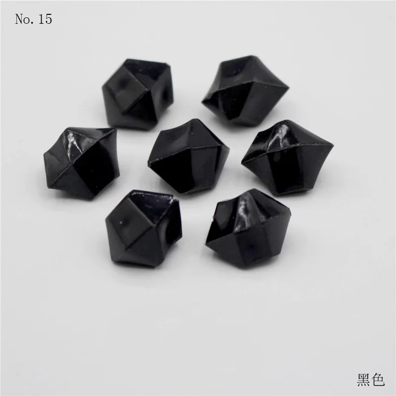 100PCS Plastic Gems Ice Grains Colorful Stones Children Jewels Acrylic Jewels Ice Counter Crystal Diamonds DIY Crafts Beads Toy