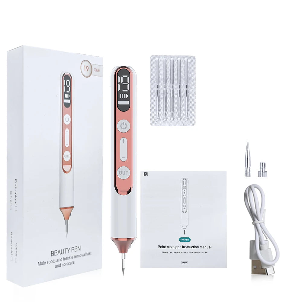 Plasma Pen Skin Tag Remover Mole Removal Wart Spots Dark Dpot Black Dot Nevus Freckle Flat Blemish Pimples Removal for Face Body