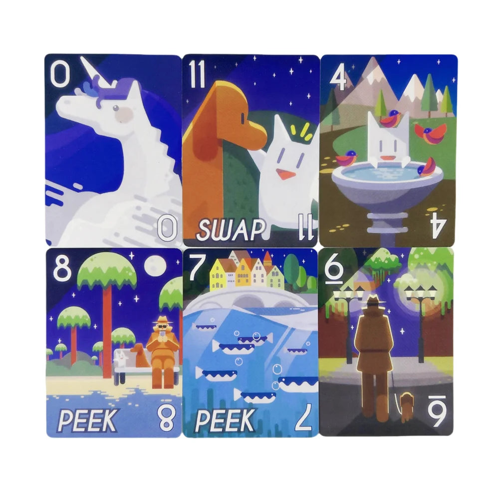 2 Styles CABO English Luxury Edition Board Game Card 2-4 Kabo Adult and Children's Gathering Board Game Holiday Party Gifts
