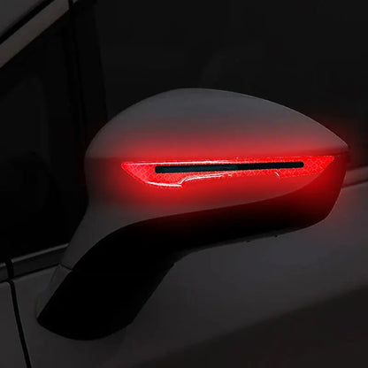Reflective Stickers Warning Strip Tape Traceless Protective Car Sticker Warn on Car Rearview Mirror Exterior Auto Accessories
