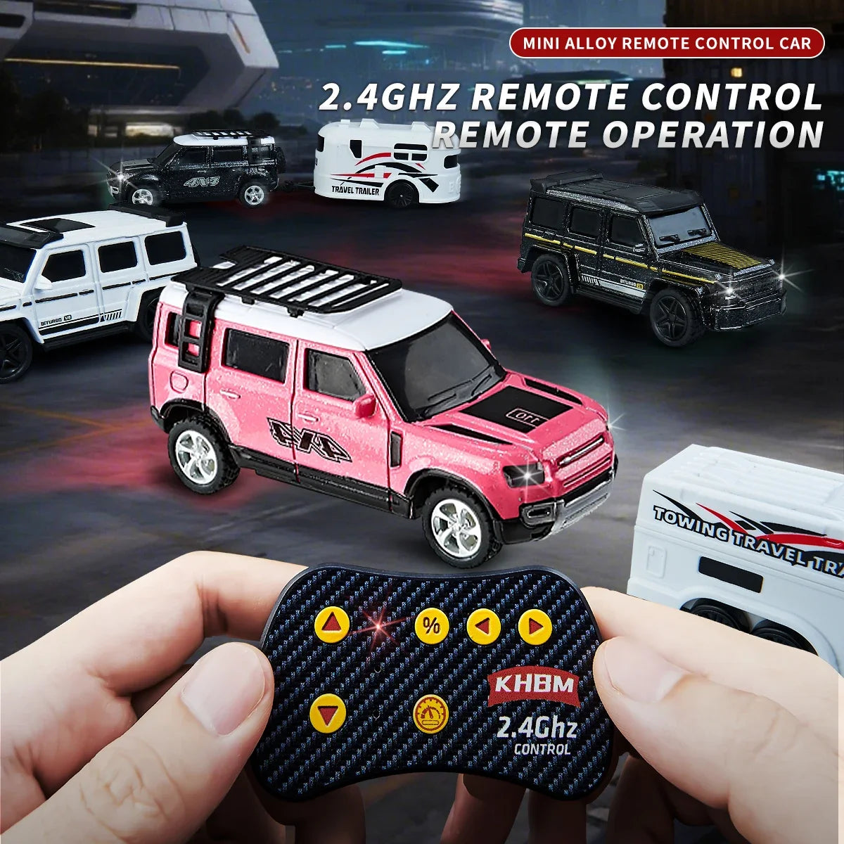New RC Car MINI Alloy 1/64 Remote Control Car Convenient to Carry 60 Minutes of Work Time Children's Gifts Electronic Toys