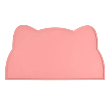 Food Grade Silicone Cat Mat, Anti-slip Waterproof Leak-proof Pad for Cats & Dogs, Easy to Clean Pet Bowl Mat