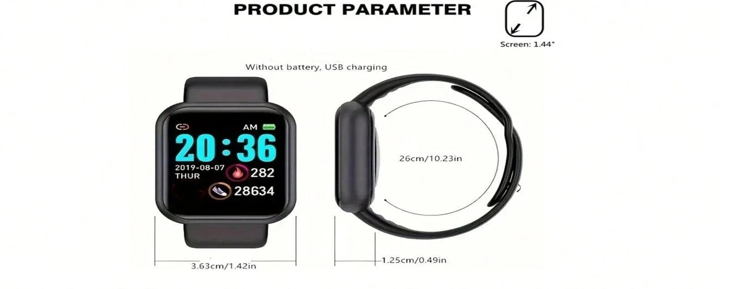 Smart Watch For Men Women Wristwatch Bluetooth Connect Phone Music Player Fitness Sport Bracelet Health Monitor Digital Watches