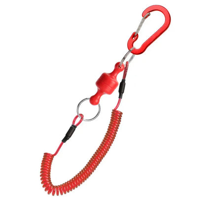 Magnetic fishing anti-loss rope carp fishing tools accessories Outdoor fishing goods quick-release strongagnetic portable buckle