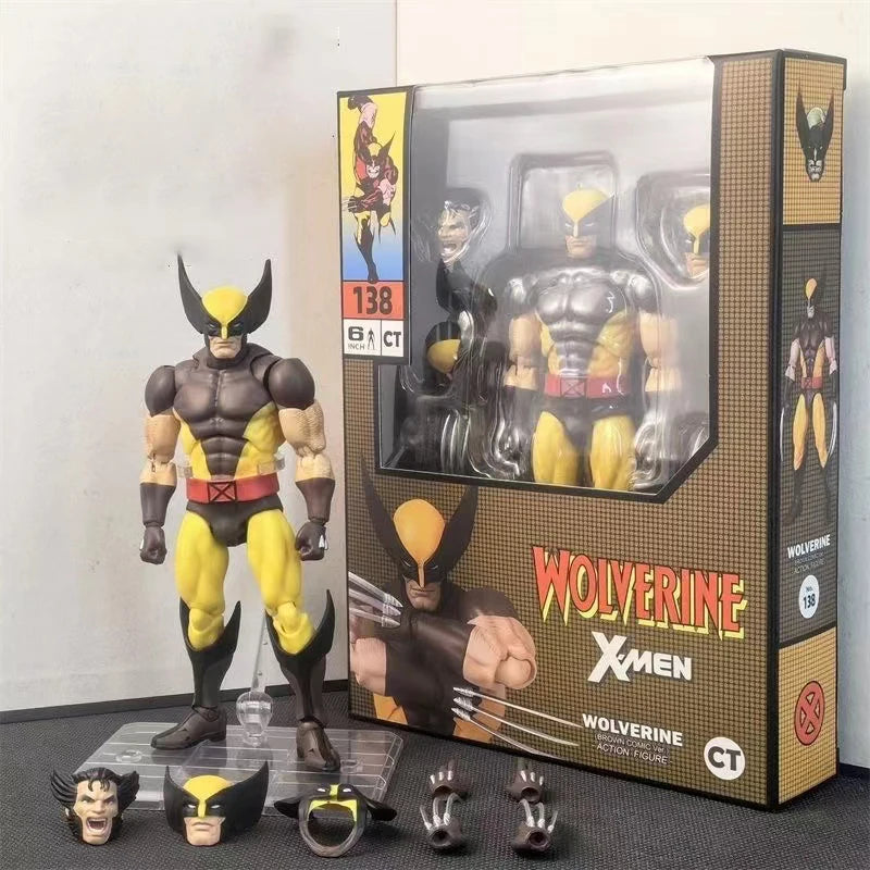 Ct Toys Wolverine Deadpool Anime Figure Mafex 138 Deadpool 3 Movie Action Figure Figurine Model Statue Collection Toys Gifts
