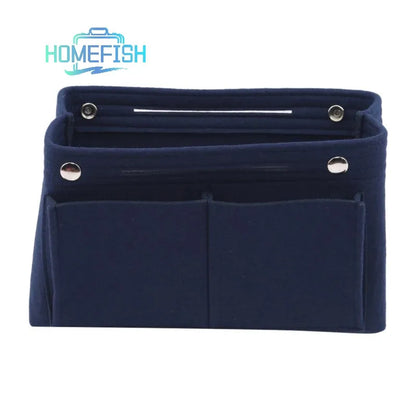 HOMEFISH Multifunction Insert Makeup Bag Women Travel Inner Purse Cosmetic Bags For Ladies Portable Storage Organizer Tote 2024