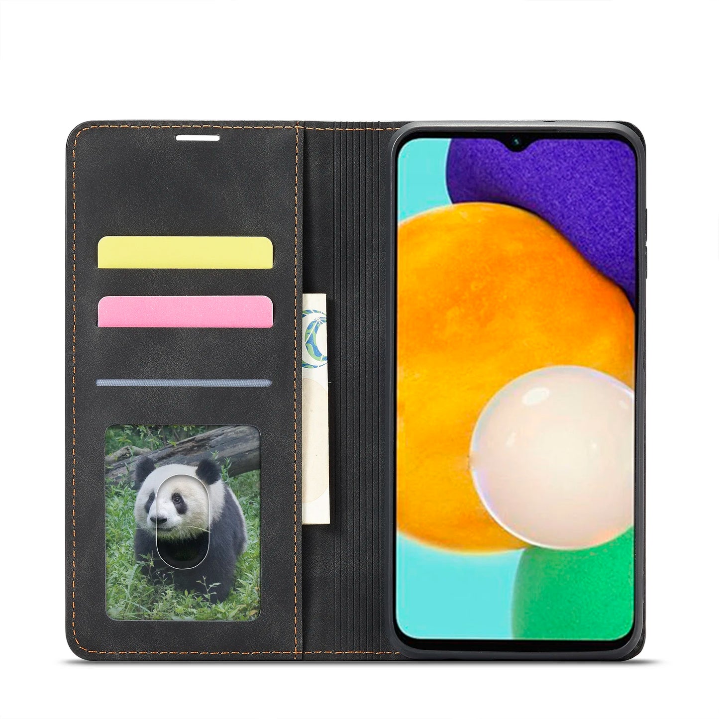 Leather Phone Case For Samsung S26 S25 edge S24 S23 FE S22 Ultra S21 S20 S10 Plus Note 20 10 9 Magntic Flip Card Wallet Cover