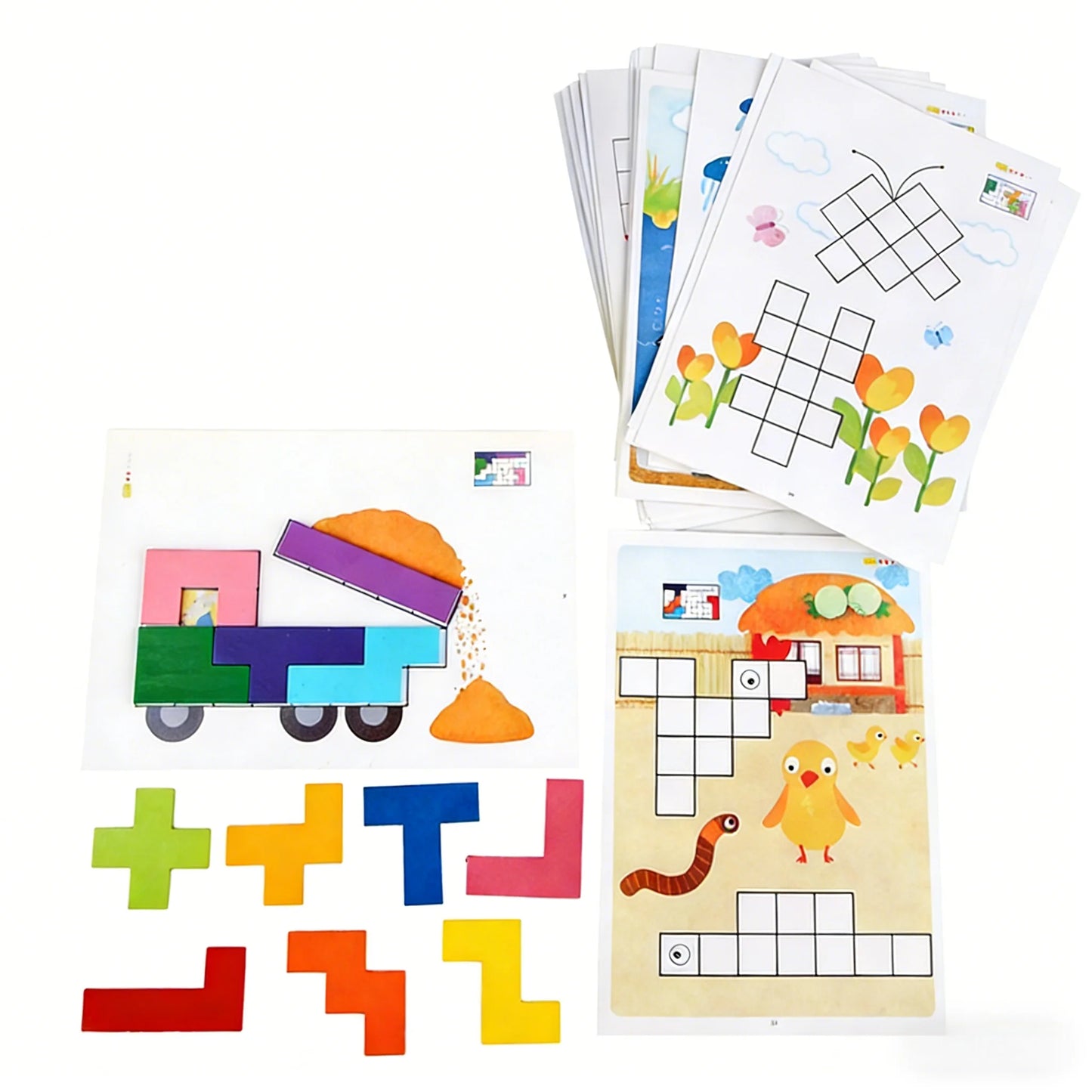 Wooden Geometric Puzzles Challenge Impossible Brain Burning Decompression IQ Mind Brain Teaser Jigsaw Puzzle for Adults Kids