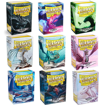 100 PCS/Box 66*91mm Multicolor Dragon Shield  Matte Cards Sleeve  Cover Cards Protector for PTCG/Star Cards/MGT