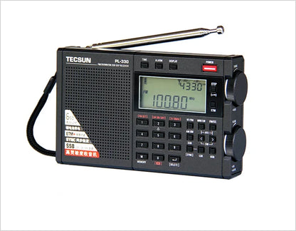 VIKEFON PL-330 FM/MW/SW/LW SSB DSP Full-Band Radio Multi-functional Portable Radio Receivers High Sensitivity Radio PL330