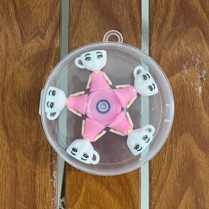 Italian Brainrot Tung Fidget Spinner Chain Toy Deformed Antistress Hand Spinner Vent Toy Adult Stress Relief Fidget Sensory Gyro
