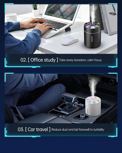 180ML mini air humidifier aromatherapy diffuser essential oil aromatherapy spray household bedroom car mounted mute humidifier