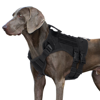 Tactical Chest Strap Large Dog Explosion proof Outdoor Anti slip Tank Top Pet Traction Dog Harness Reinforcement Loop Dog Walkin