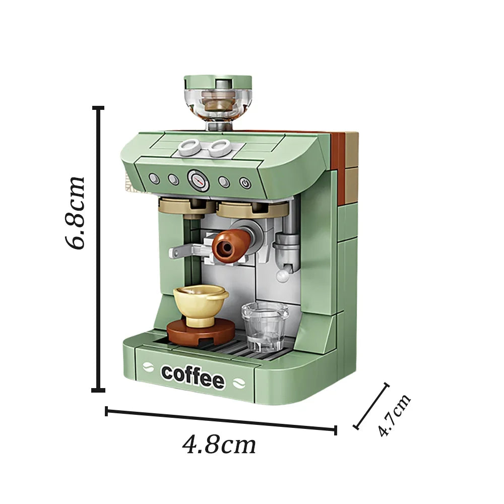 Pretend Play Home Appliance Building Blocks Kids Toys Birthday and Holiday Gift Mini Appliances Set Including Fan Computer Stove