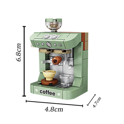 Pretend Play Home Appliance Building Blocks Kids Toys Birthday and Holiday Gift Mini Appliances Set Including Fan Computer Stove
