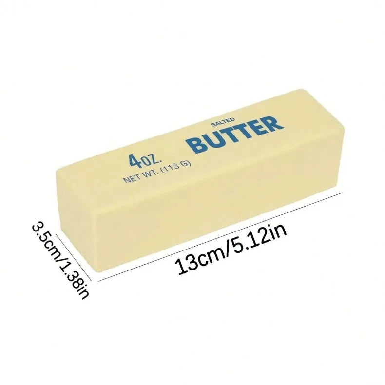 1/2/3Pcs Butter Stick Squishy Toy, Soft Slow Rising Fake Food Sensory Squeeze Toy, Anxiety Relief Gift for All Ages