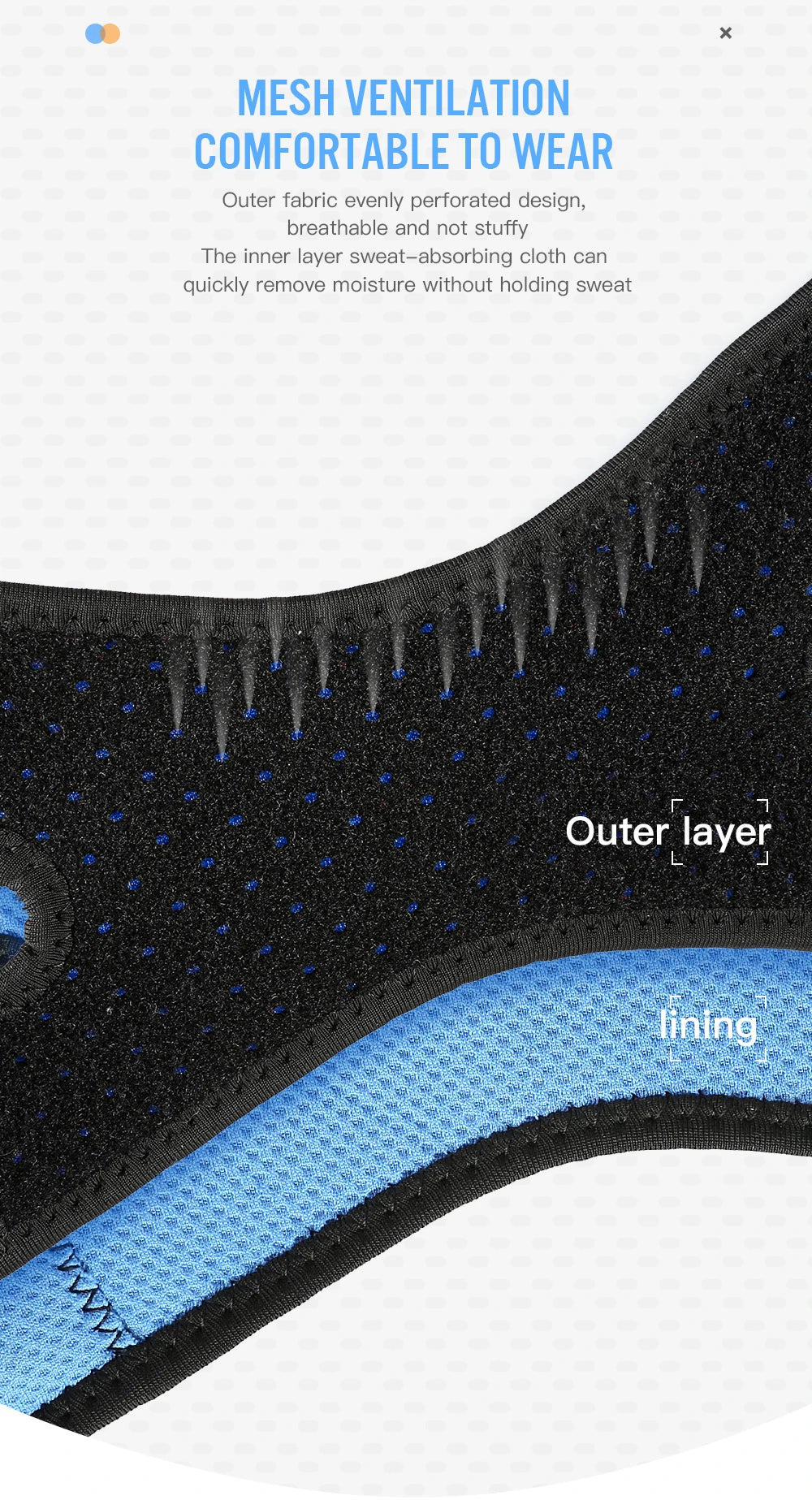 Professional Sports Protection Patellar Strap for Fitness Running Basketball Cycling Adjustable Strap Support for Stable Joints