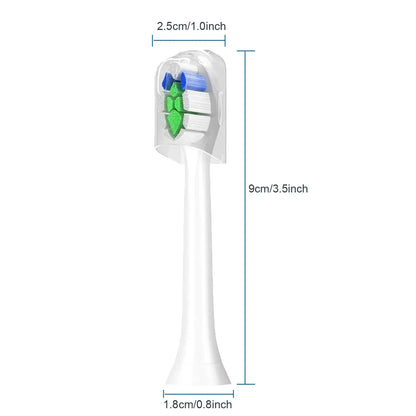 4/8/12/16 Pcs Replacement Toothbrush Heads Compatible with Philips Sonicare Electric Toothbrush Refills for 1100 2100 4100 5100