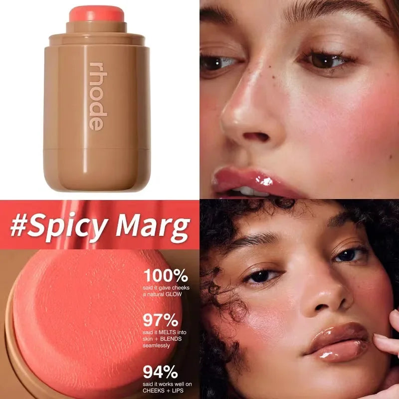 Makeup New Model Reduce Swelling Eye Patch Banana Peel Spicy Marg Juice Box Pocket Blush Stick Non-fading Waterproof Blusher