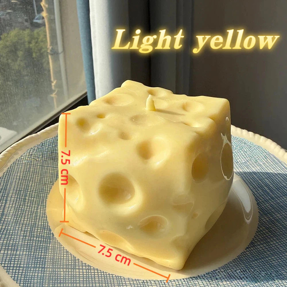 5CM Cheese Squeeze Toy Extra Large Size Cheese Squishy Fidget Toys Slow Rebound Shapeable Venting Ball for Adults Gifts 2026 New